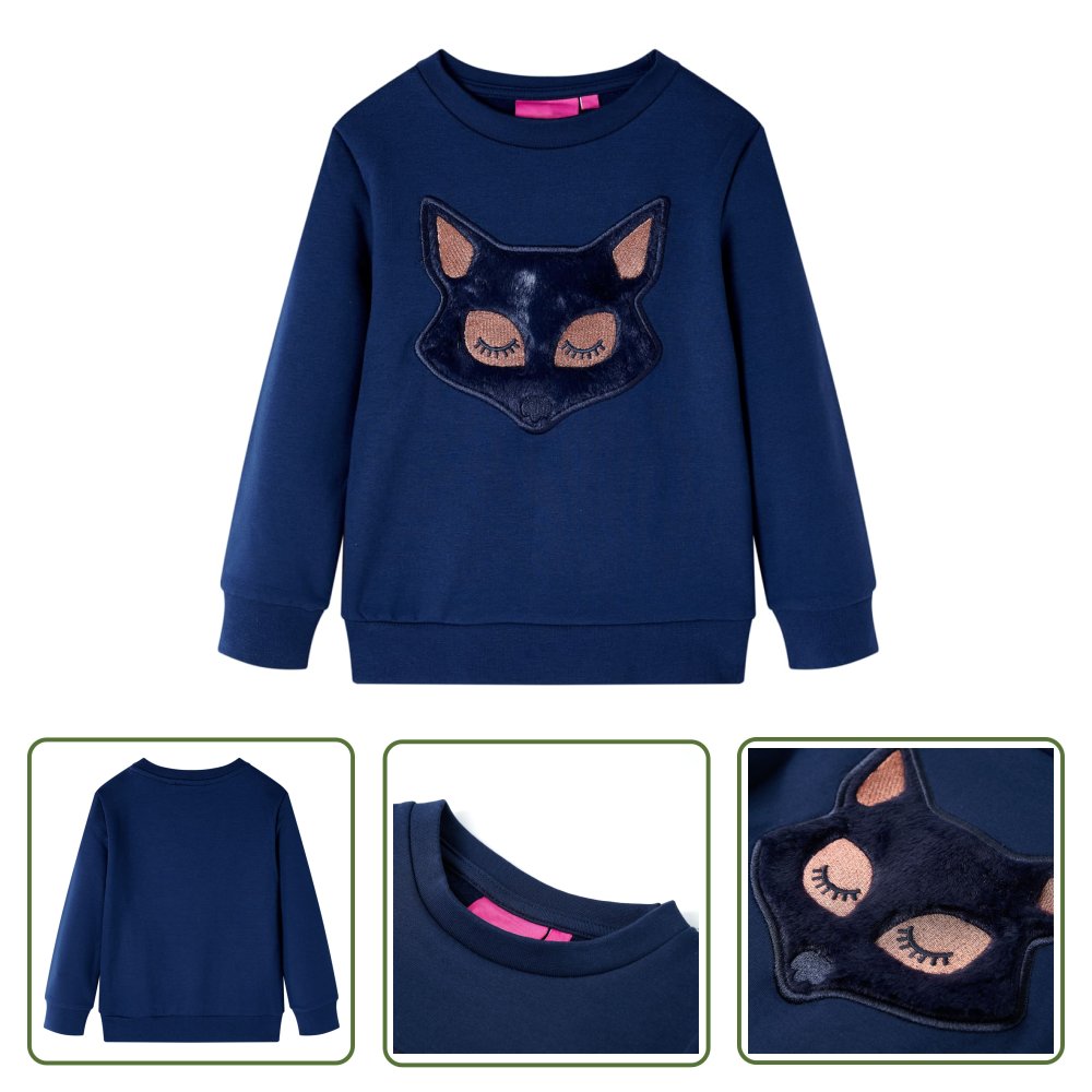 Bluza dziecięca - granatowa - 128 - Bluza Dziecięca