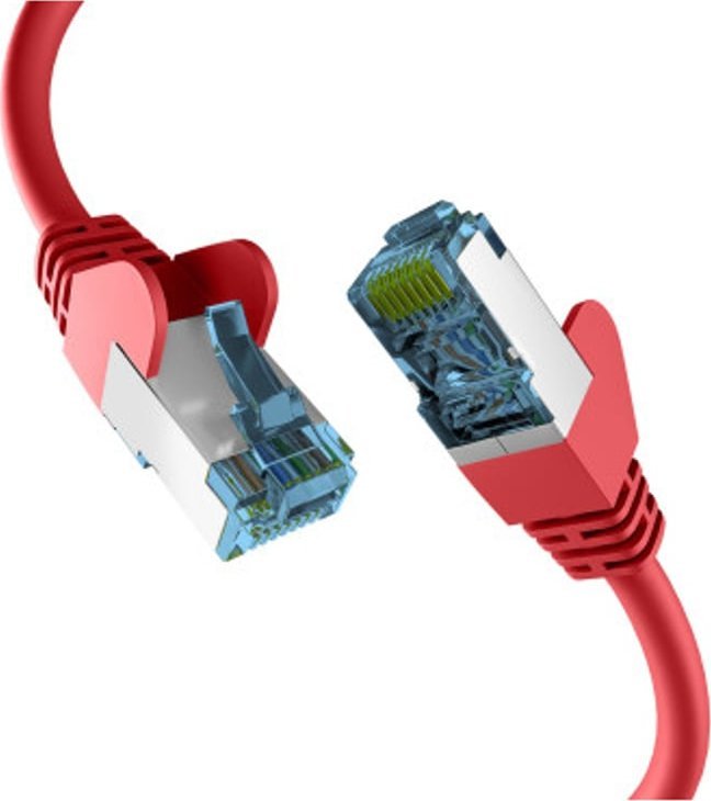 M-CAB M-Cab EC020200163 kabel sieciowy Czerwony 0,25 m Cat7 S/FTP S-STP