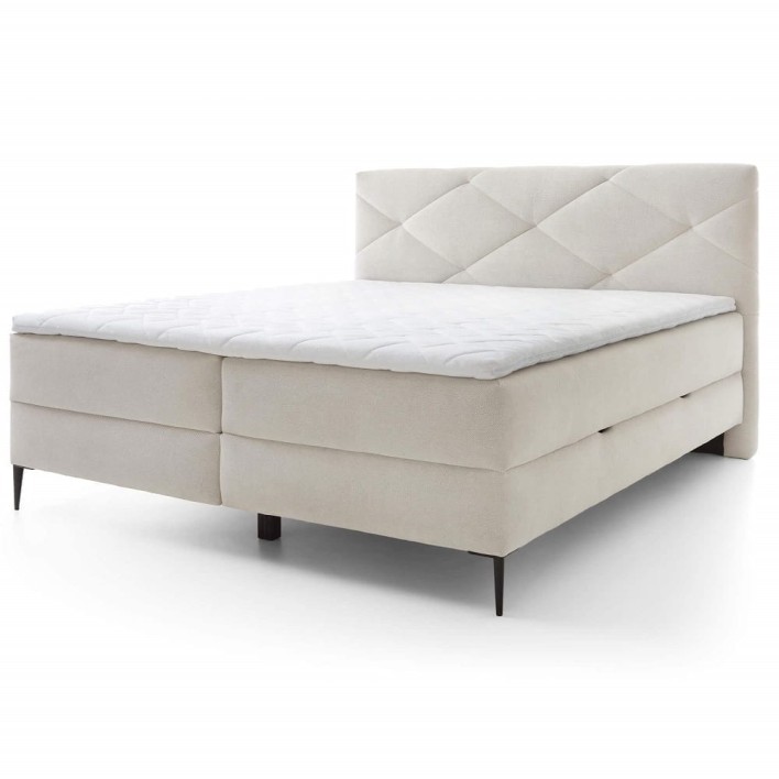 Łóżko kontynentalne z pojemnikiem i materacem SENO 180x200 Kolor do wyboru