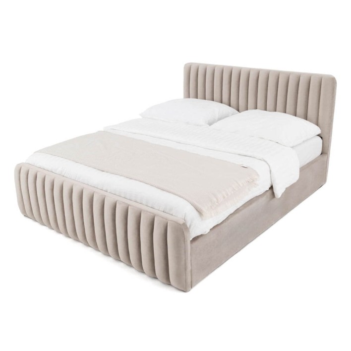 Łóżko tapicerowane z pojemnikiem GALLA P 140x200 Welur Kolor do wyboru
