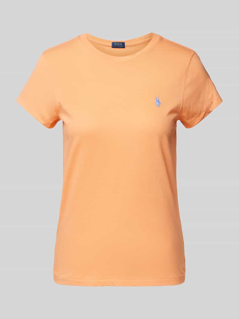 T-shirt z wyhaftowanym logo