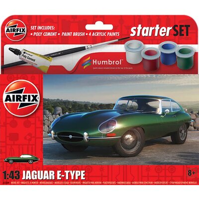 Jaguar E-TYPE zestaw z farbami
