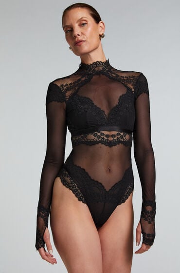 Hunkemöller Body Daisy Czarny
