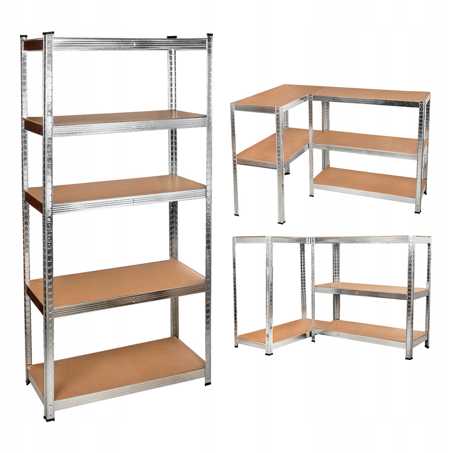 Regał Magazynowy 180x90x40 Metalowy Warsztatowy Garażowy Solidny 875 Kg