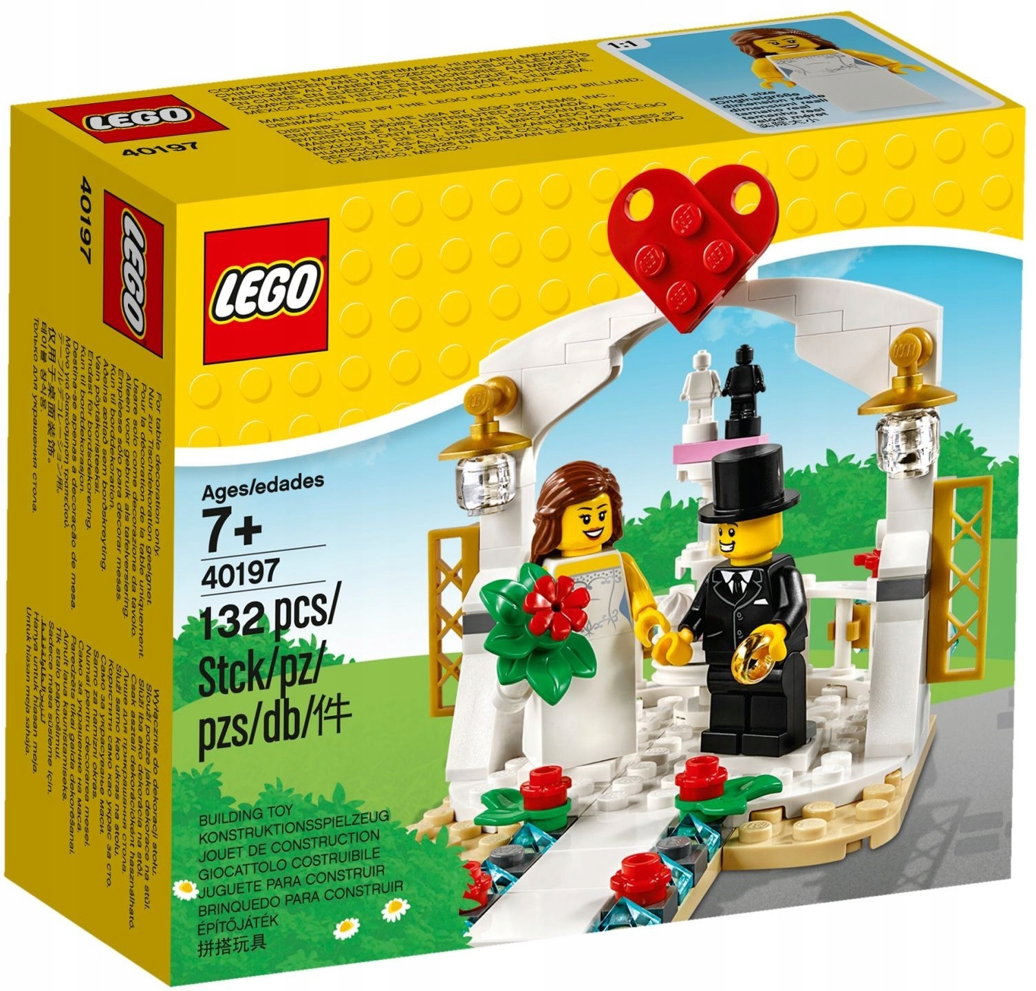 Lego Classic 40197 Państwo Młodzi