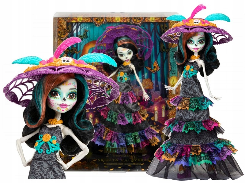 Lalka Monster High Kolekcjonerska Skelita Calaveras Dia de Muertos 2024