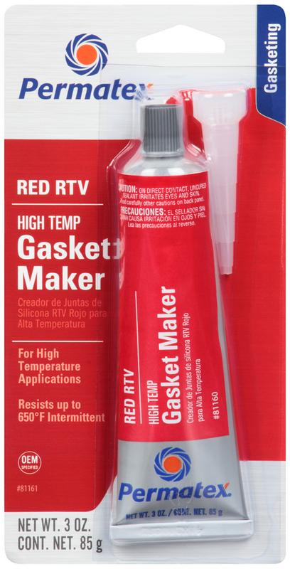 Permatex czerwony uszczelniacz silikonowy 85G