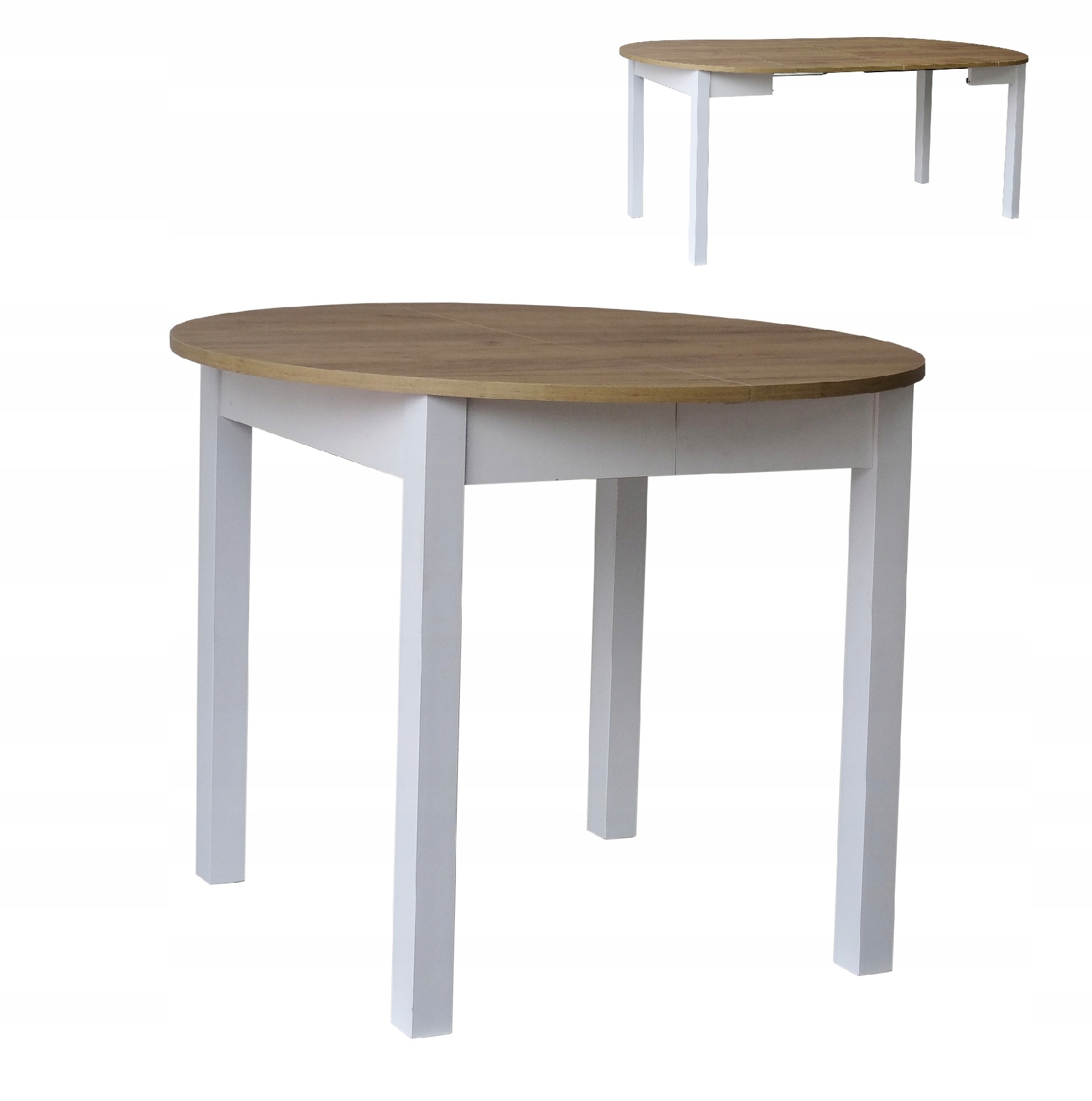 Stół rozsuwany rozkładany fi 80/170 blat grub. 18mm Producent Kod: 534/2