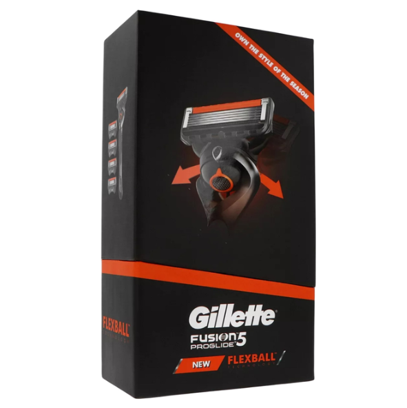 Gillette Fusion 5 Proglide5 Wkład 4szt + Maszynka