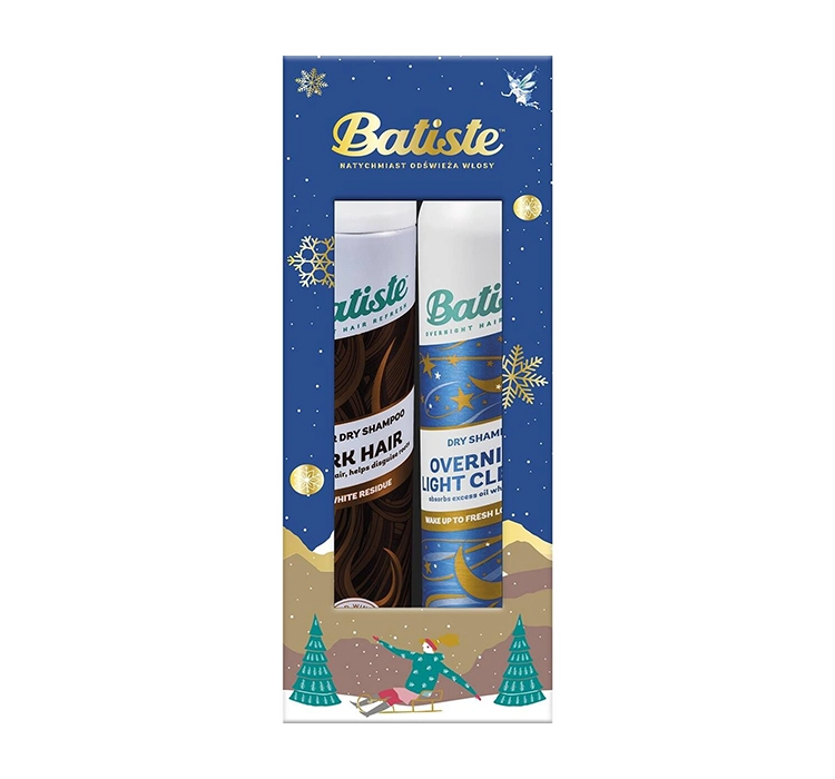 Batiste zestaw prezentowy suchych szamponów do włosów 2 x 200ml