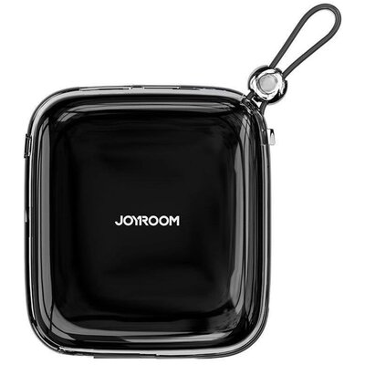 Joyroom powerbank 10000mAh Jelly Series 22.5W z wbudowanym kablem USB C czarny (JR-L002)