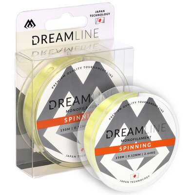 Mikado Żyłka Dreamline Spinning 150m 0.18mm Żółta