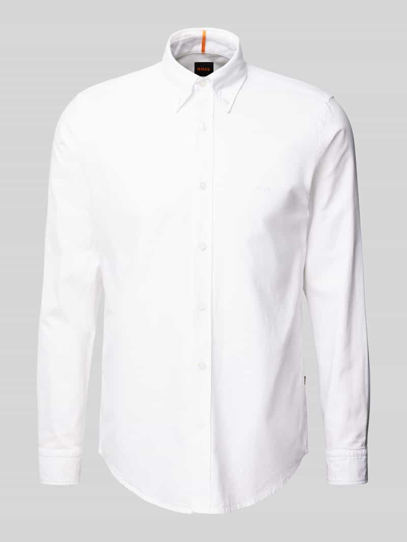 Koszula biznesowa o kroju regular fit z kołnierzykiem typu button down model ‘Rickert’