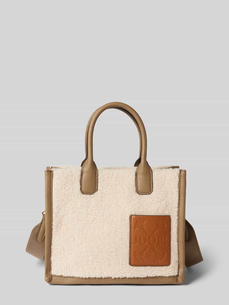 Torba tote z naszywką z logo model ‘pezza peluche aurelia’