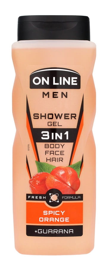 ON LINE Żel pod prysznic 3w1 Soczysta pomarańcza 410 ml