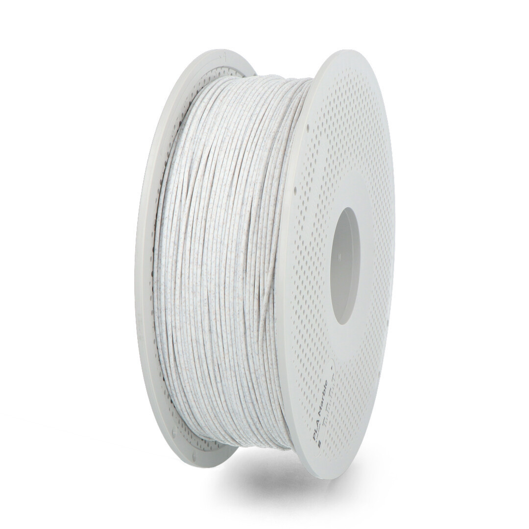 Filament Bambu Lab PLA Marble 1,75mm 1kg - w zestawie z wielorazową szpulą - White Marble
