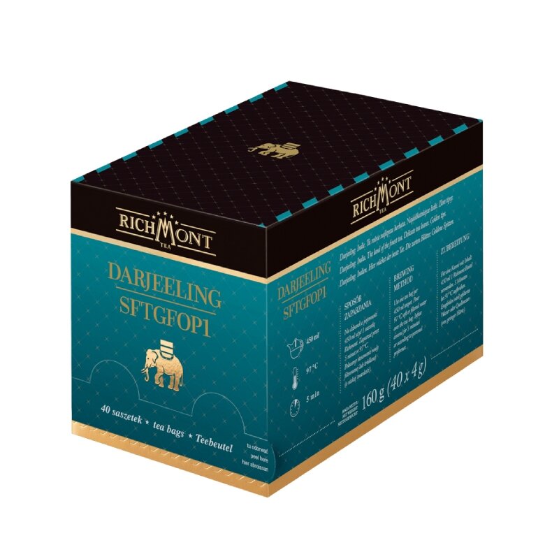 Herbata czarna Richmont Darjeeling SFTGFOP1 40x4g