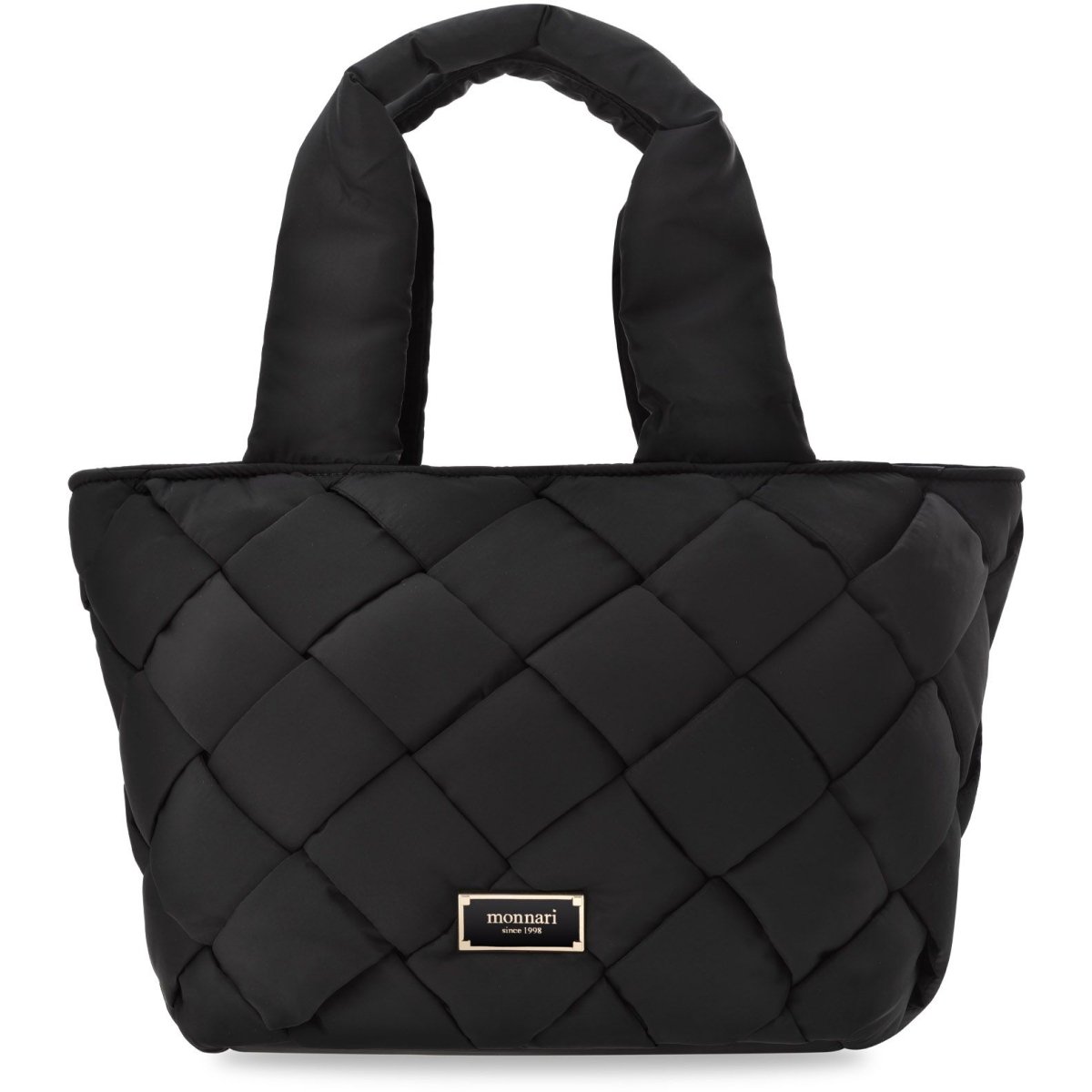 Torba Damska Monnari Premium Duża Miękka Klasyczna Torebka Shopper Czarna