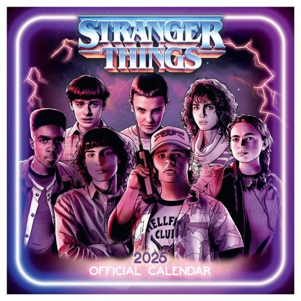 Kalendarz ścienny 2025 Stranger Things terminarz, organizer na ścianę
