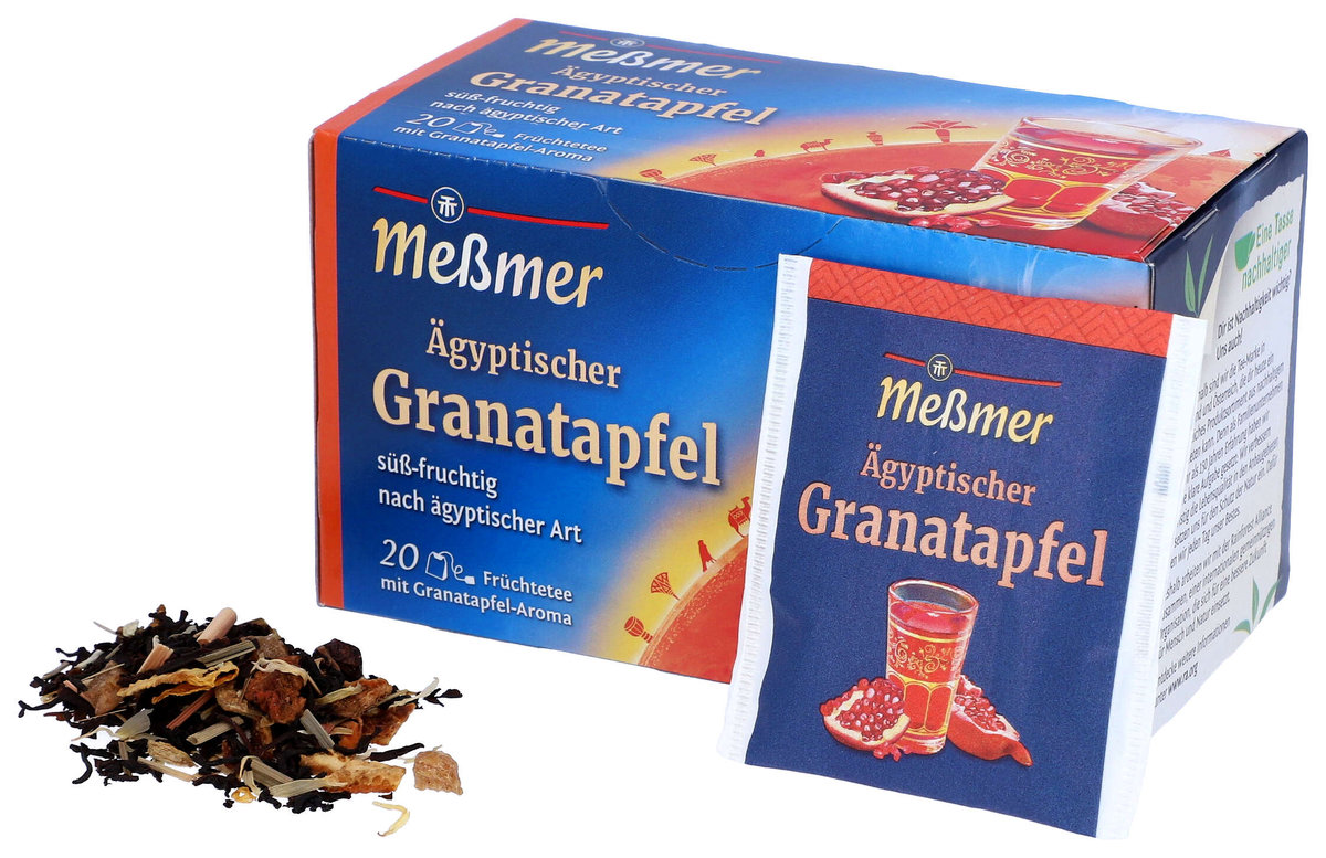 Messmer, herbata owocowa, egipski granat, 20 torebek