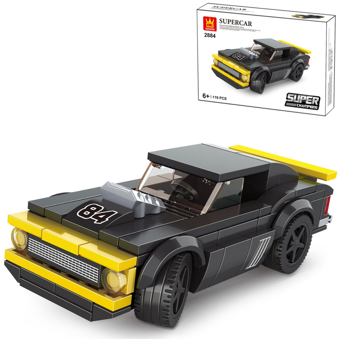 Klocki konstrukcyjneWange 2884 - Wyścigowy samochód Super Champions SPEED, 119 elementy