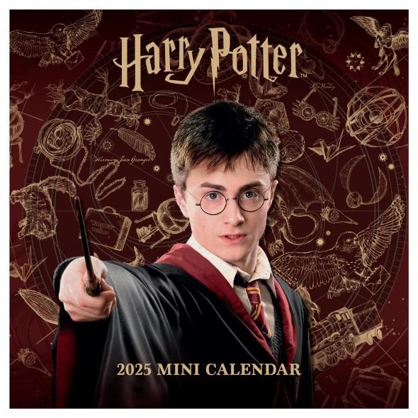 Kalendarz 2025 Harry Potter Ścienny 18x18 cm