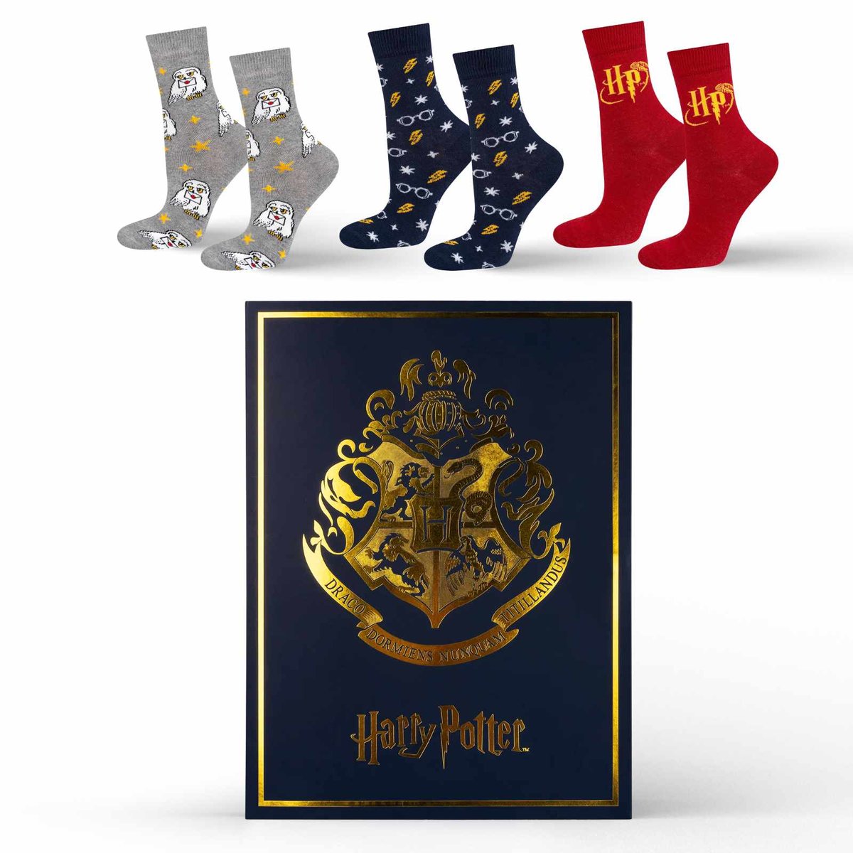 Gift Box Harry Potter skarpetki damskie książka - 6 par-35–40