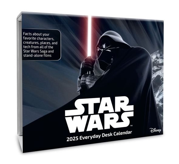 Kalendarz zdzierak 2025 Star Wars Gwiezdne Wojny biurkowy