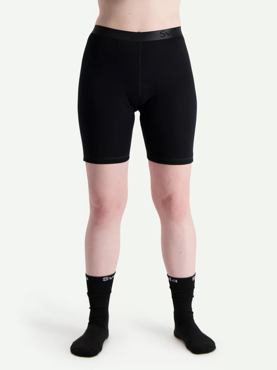 Bokserki unisex Svala Merino Extreme Bermuda Shorts Black-M