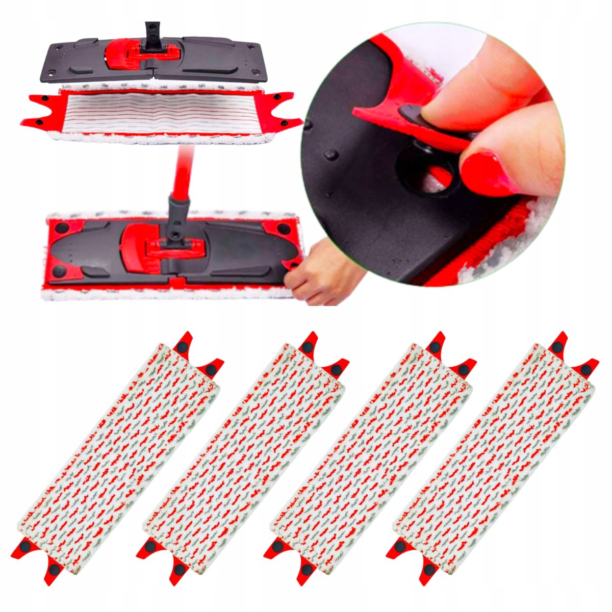 WKŁAD DO MOPA 4X VILEDA ULTRA MAX XL ULTRA MAT XL ZAMIENNIK WKŁAD DO MOPA