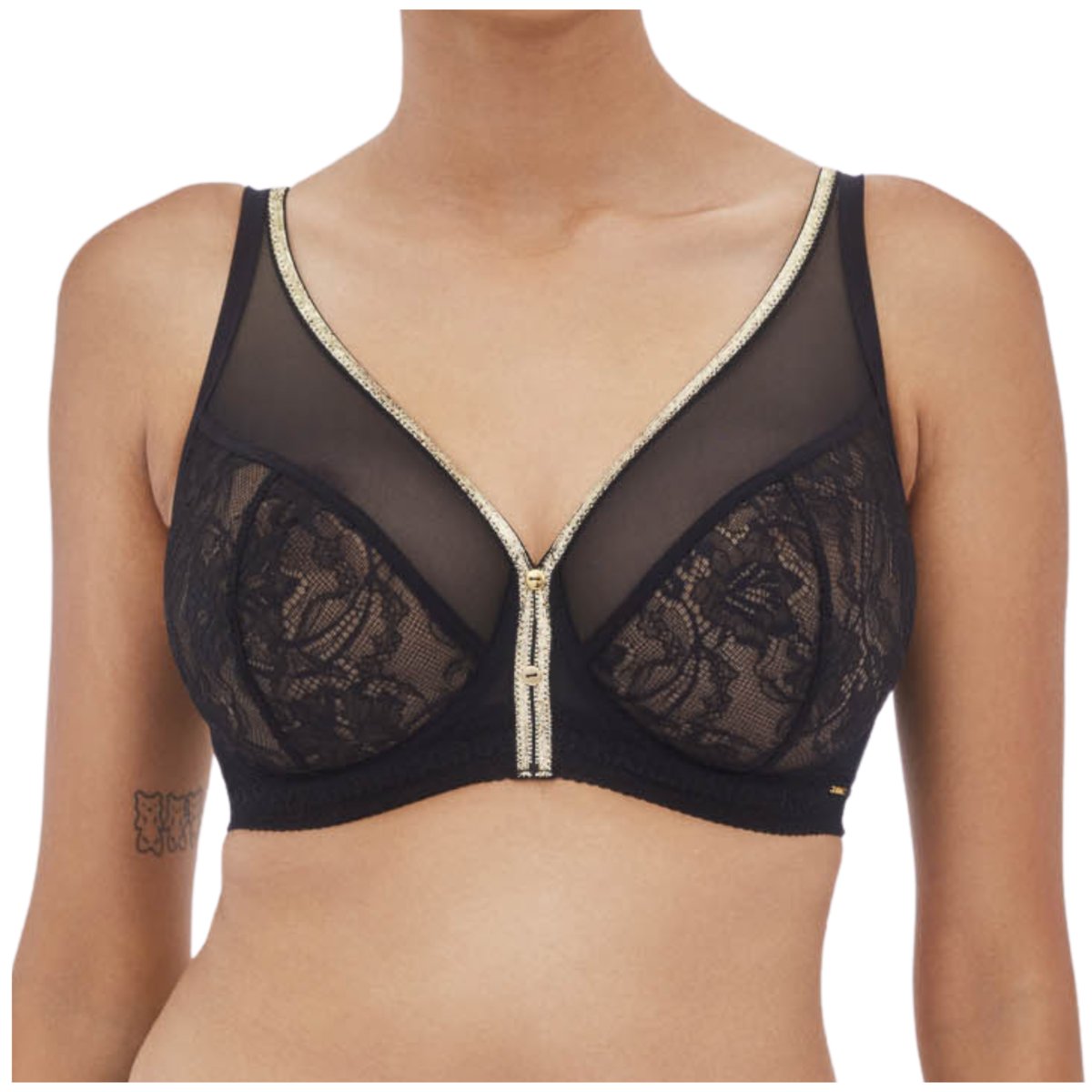 Biustonosz Alles CHIARA GOLD M Bralette czarny - 65G