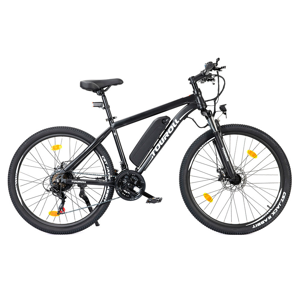 Rower elektryczny Touroll U1 29 MTB z silnikiem 250 W, wymiennym akumulatorem litowo-jonowym 13 Ah, zasięgiem 65 km, oponami terenowymi 29x2,25'' CS..
