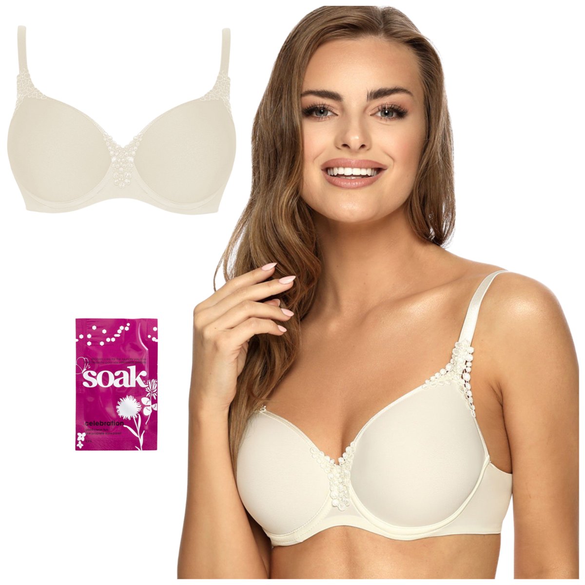 Biustonosz Viania Carola Spacer Ecru - 85D