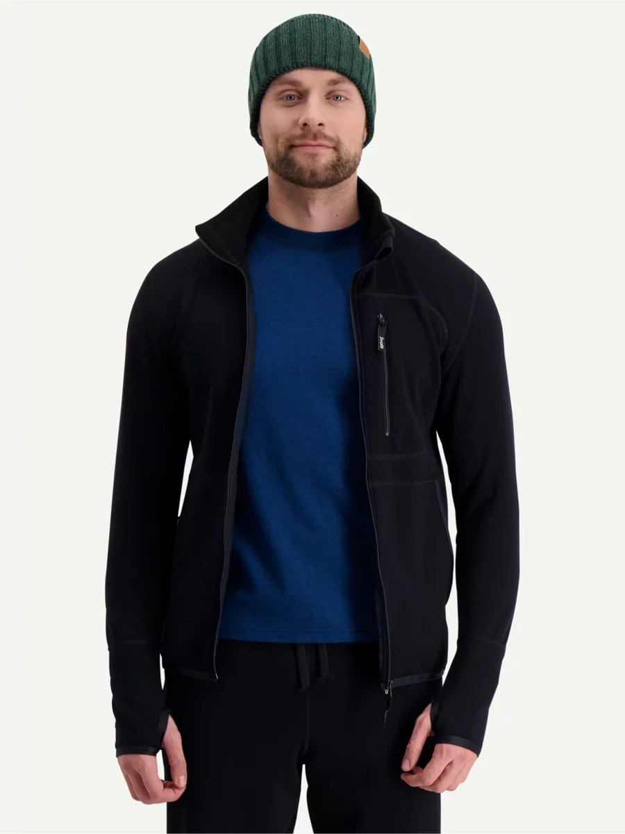 Bluza unisex Svala Power Stretch Pro Midlayer Jacket Black-XL