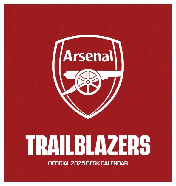 Biurkowy kalendarz 2025 Arsenal FC na spirali
