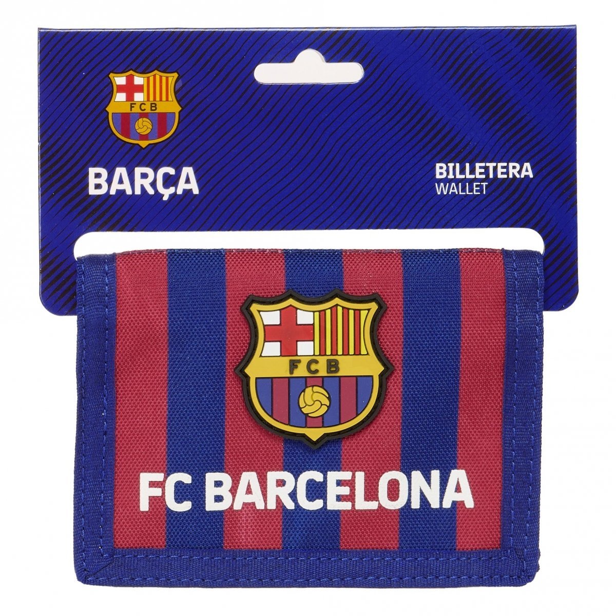 FC Barcelona portfel wielokolorowy