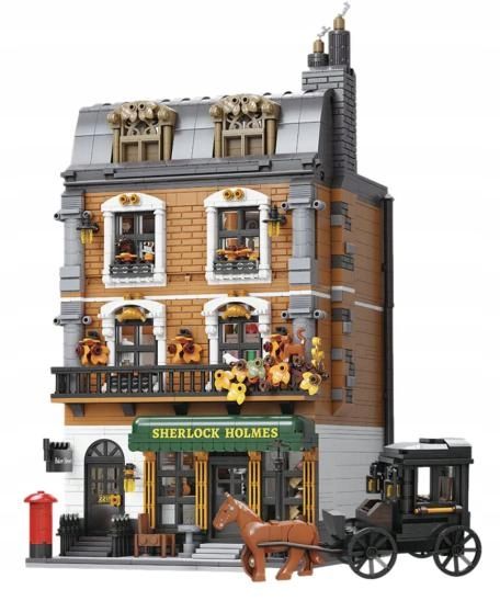 PANTASY Klocki 85014 Sherlock Holmes Baker Street 221B Apartament