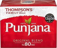 PUNJANA ORIGINAL BLEND 4x80 Thompsons herbata IRL