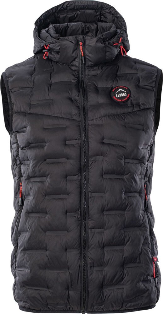 Elbrus Męska kamizelka pikowana Elbrus Mines Vest Primaloft czarny rozmiar XXL