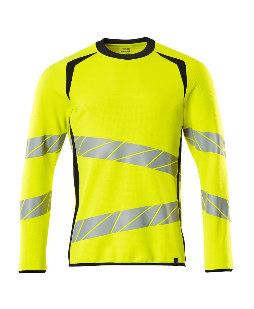 BLUZA MASCOT ACCELERATE SAFE 19084-781; ŻÓŁTY HI-VIS/CIEMNY GRANAT