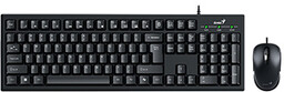 Genius KM-100SE COPILOT, sada klávesnice s optickou myší, CZ/SK, drátová (USB), černá