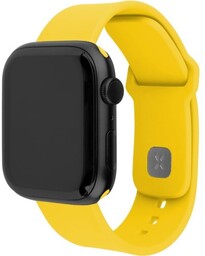 Fixed Silikonowy pasek Silicone Strap do Apple Watch 38/40/41/42 mm, żółty