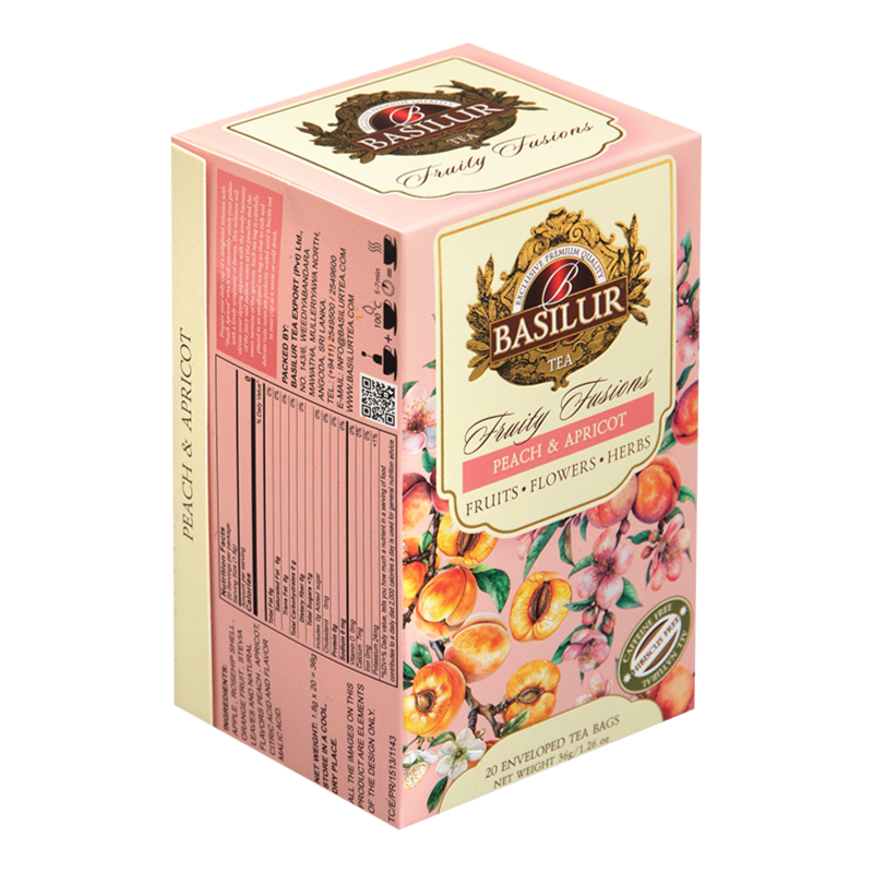 PEACH & APRICOT saszetki kopertowane - 20 szt.