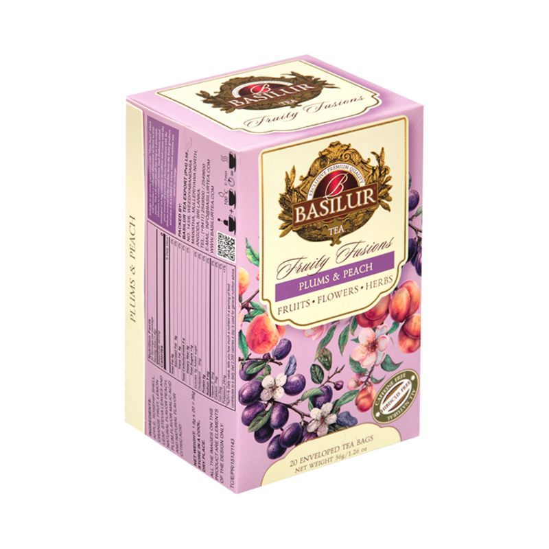 PLUMS & PEACH saszetki kopertowane - 20 szt.