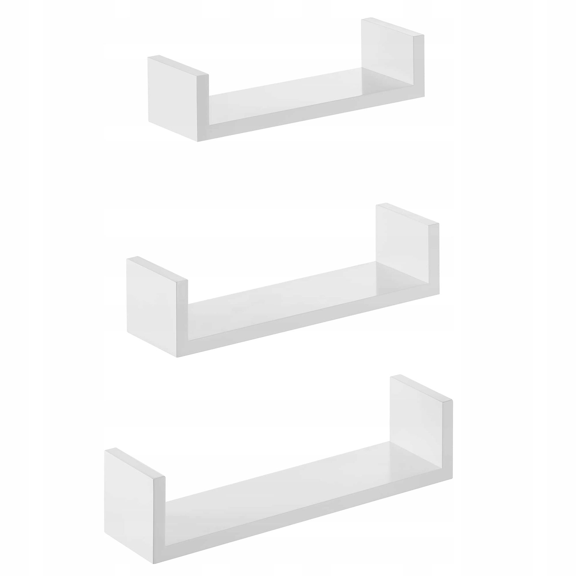 Półka płyta Mdf Songmics 30 x 10 cm biały