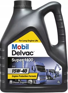 Mobil Delvac 1400E 15W40 Sj E3 A2 B2 4L