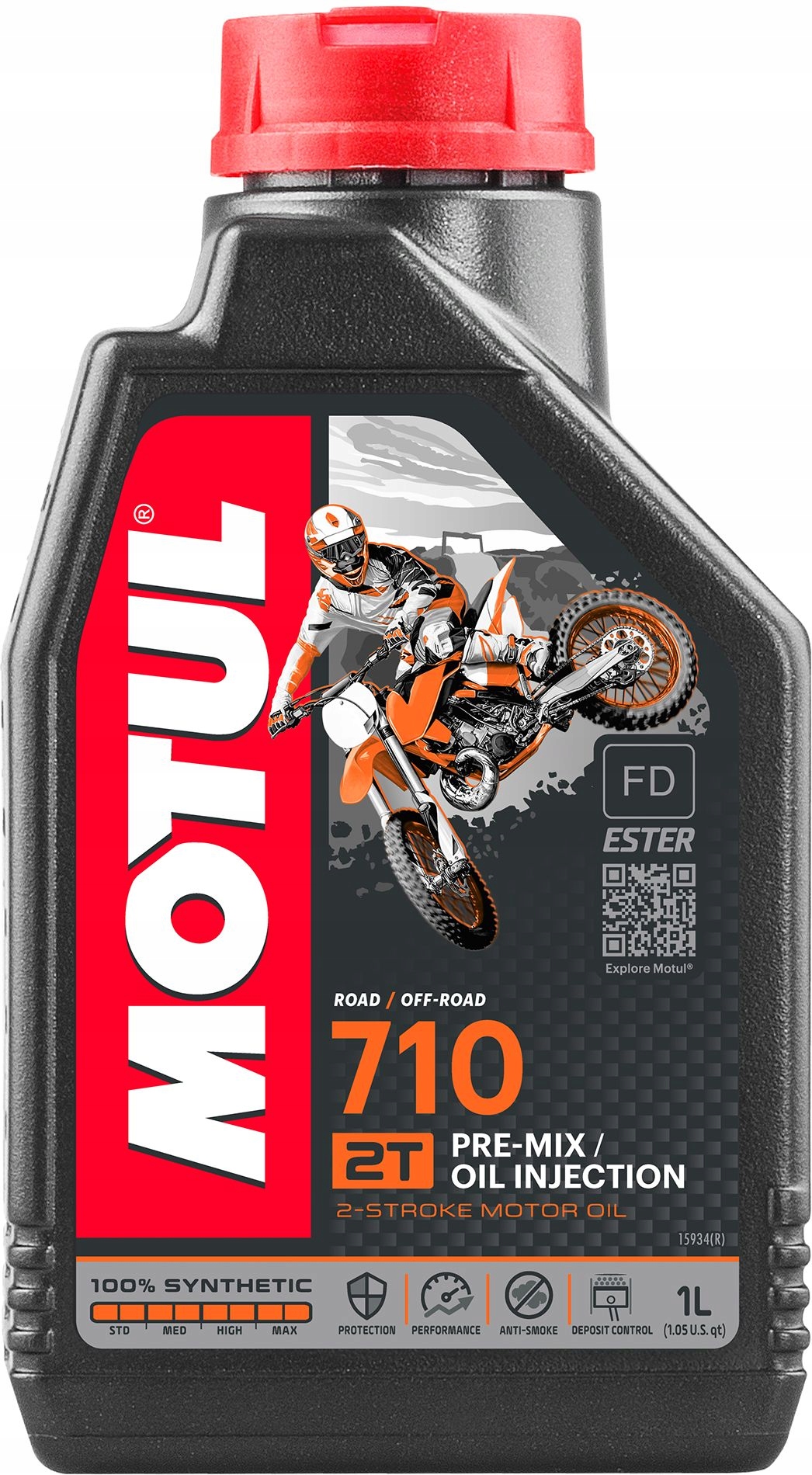 Motul 710 2T 1L Syntetyk Motul 710 2T 1 l 10W-40
