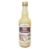 Żur na zakwasie Naturalny 500 ml Szklana Butelka Naturo