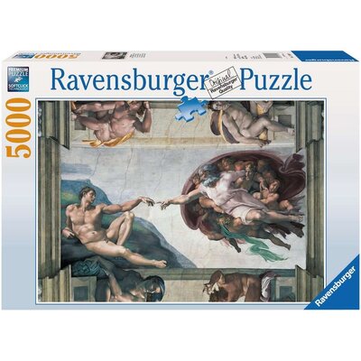 Ravensburger RAVEN. 5000 EL. MICHAŁ ANIOŁ: STWORZENIE Puzzle PR-174089