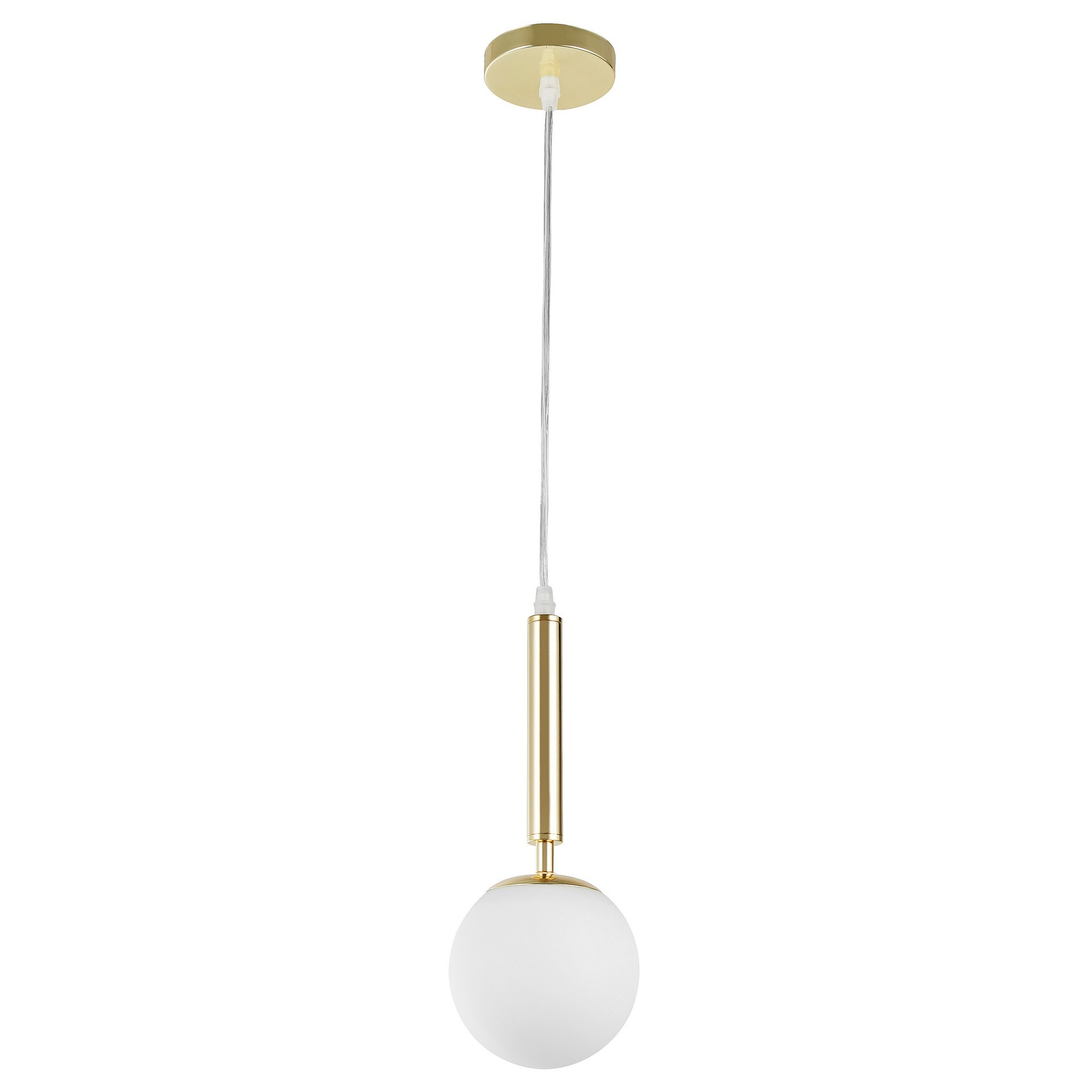 NOWOCZESNA LAMPA WISZĄCA KLASYCZNE ZŁOTO LEDO W1